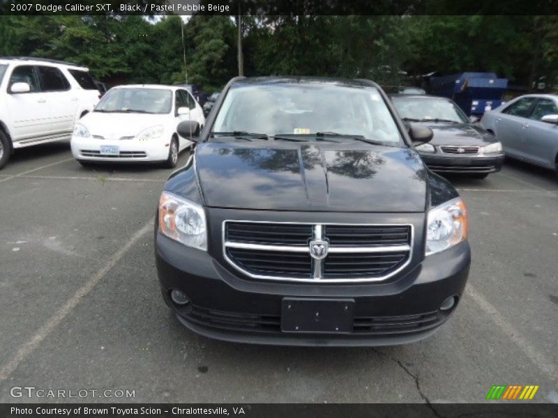 Black / Pastel Pebble Beige 2007 Dodge Caliber SXT