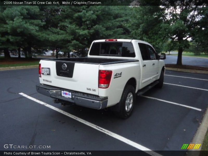 White / Graphite/Titanium 2006 Nissan Titan SE Crew Cab 4x4