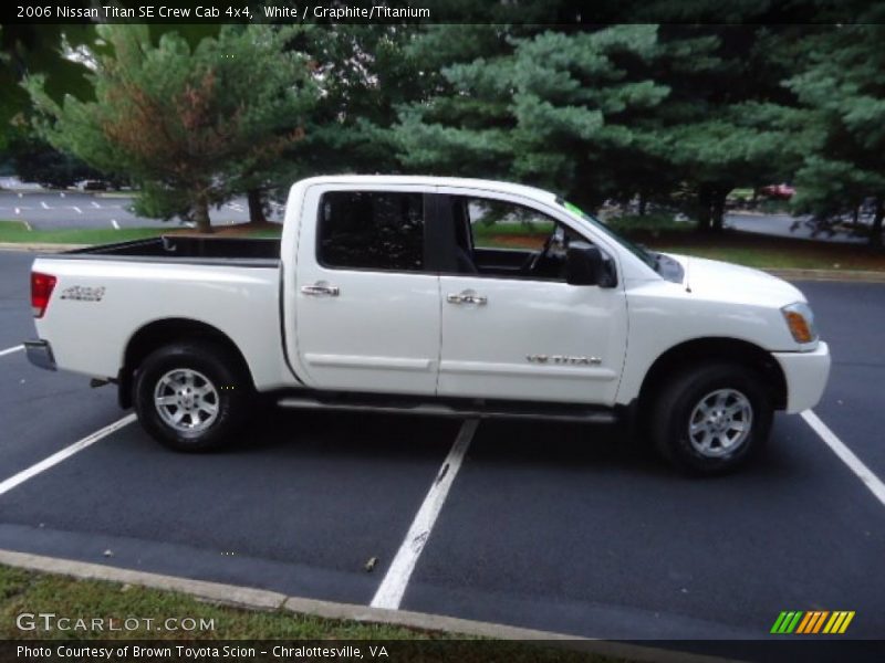 White / Graphite/Titanium 2006 Nissan Titan SE Crew Cab 4x4