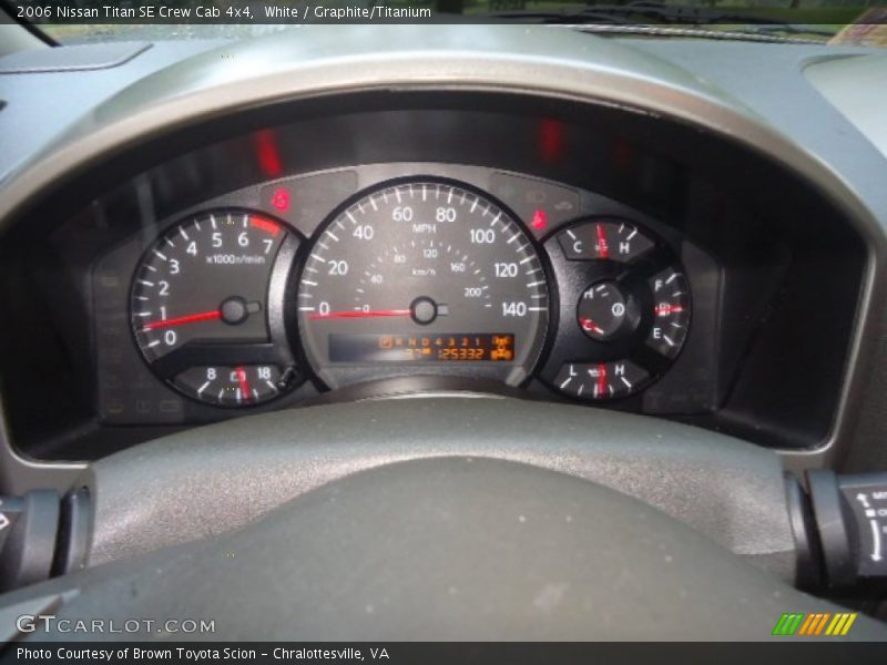 White / Graphite/Titanium 2006 Nissan Titan SE Crew Cab 4x4