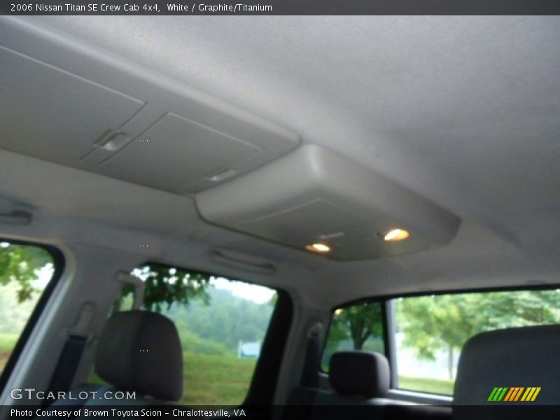 White / Graphite/Titanium 2006 Nissan Titan SE Crew Cab 4x4