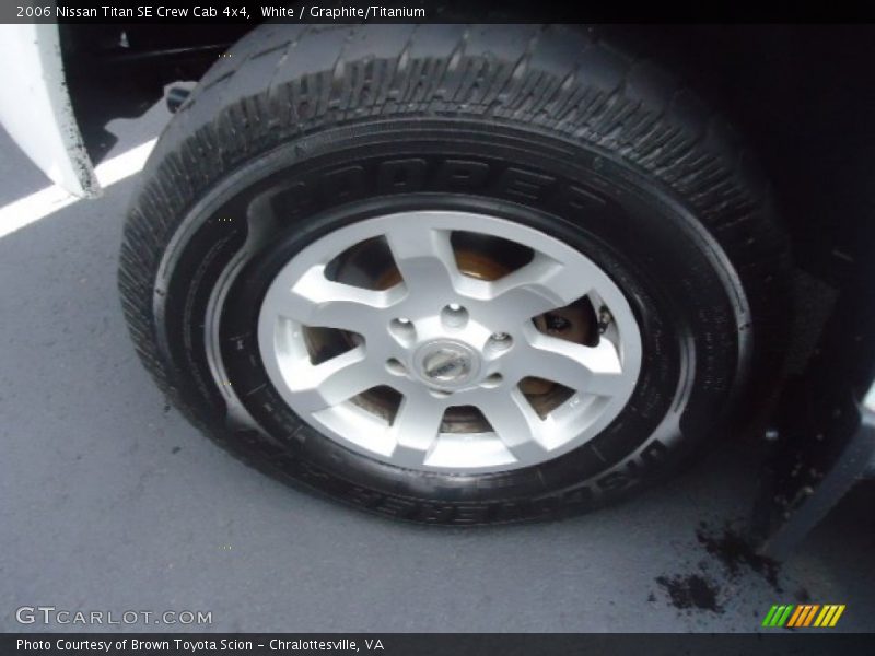 White / Graphite/Titanium 2006 Nissan Titan SE Crew Cab 4x4