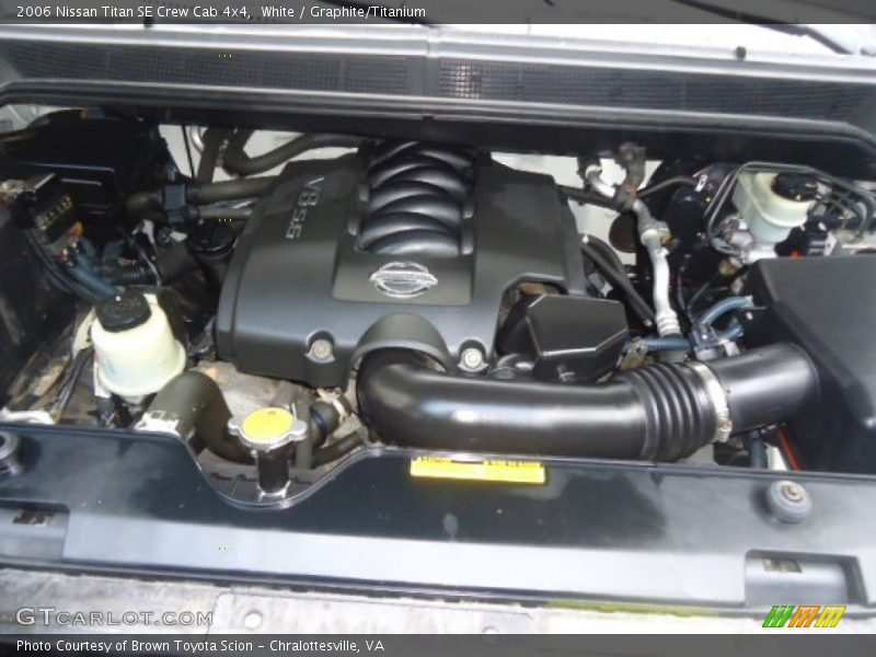 White / Graphite/Titanium 2006 Nissan Titan SE Crew Cab 4x4