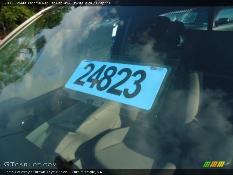 Pyrite Mica / Graphite 2012 Toyota Tacoma Regular Cab 4x4