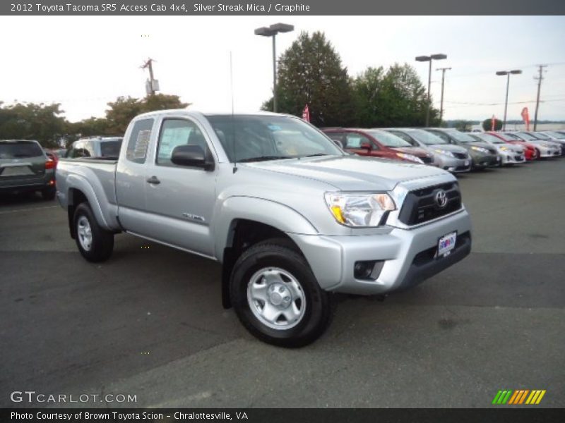 Silver Streak Mica / Graphite 2012 Toyota Tacoma SR5 Access Cab 4x4