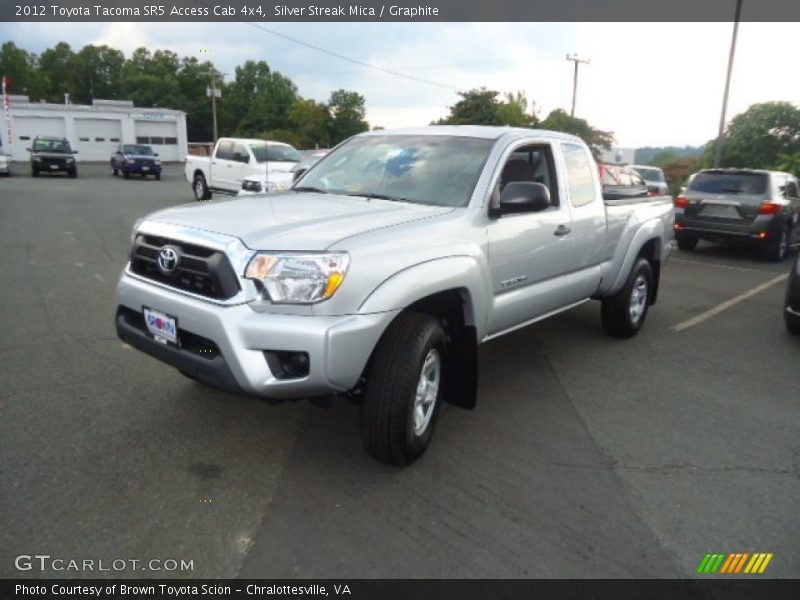 Silver Streak Mica / Graphite 2012 Toyota Tacoma SR5 Access Cab 4x4