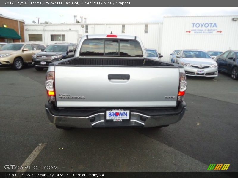 Silver Streak Mica / Graphite 2012 Toyota Tacoma SR5 Access Cab 4x4