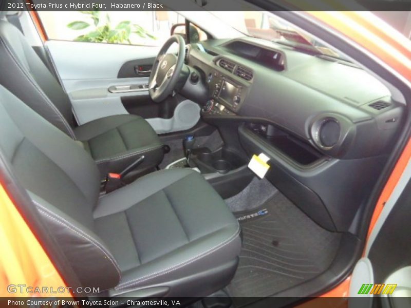 Habanero / Black 2012 Toyota Prius c Hybrid Four