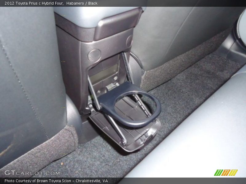 Habanero / Black 2012 Toyota Prius c Hybrid Four