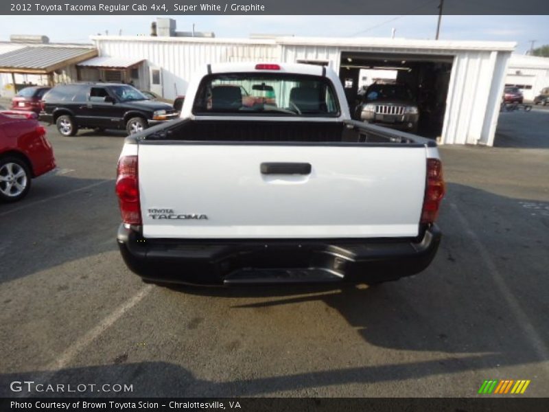 Super White / Graphite 2012 Toyota Tacoma Regular Cab 4x4