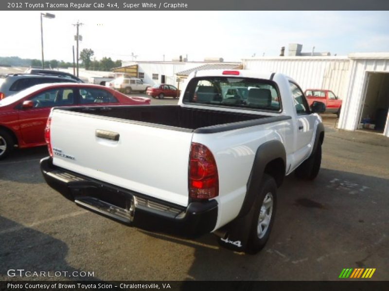 Super White / Graphite 2012 Toyota Tacoma Regular Cab 4x4
