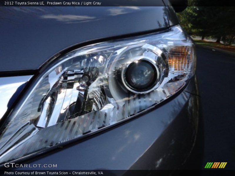 Predawn Gray Mica / Light Gray 2012 Toyota Sienna LE