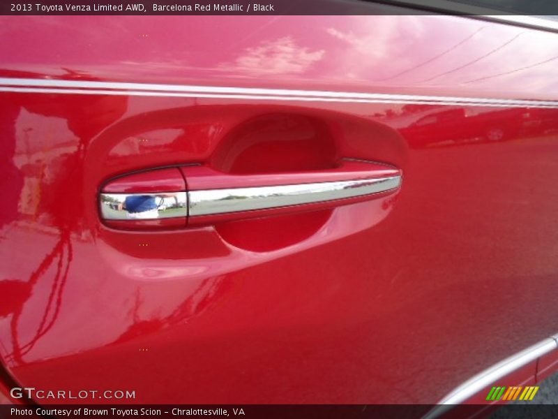Barcelona Red Metallic / Black 2013 Toyota Venza Limited AWD