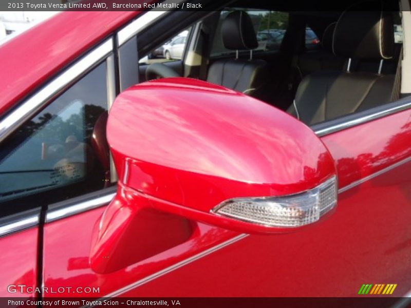 Barcelona Red Metallic / Black 2013 Toyota Venza Limited AWD