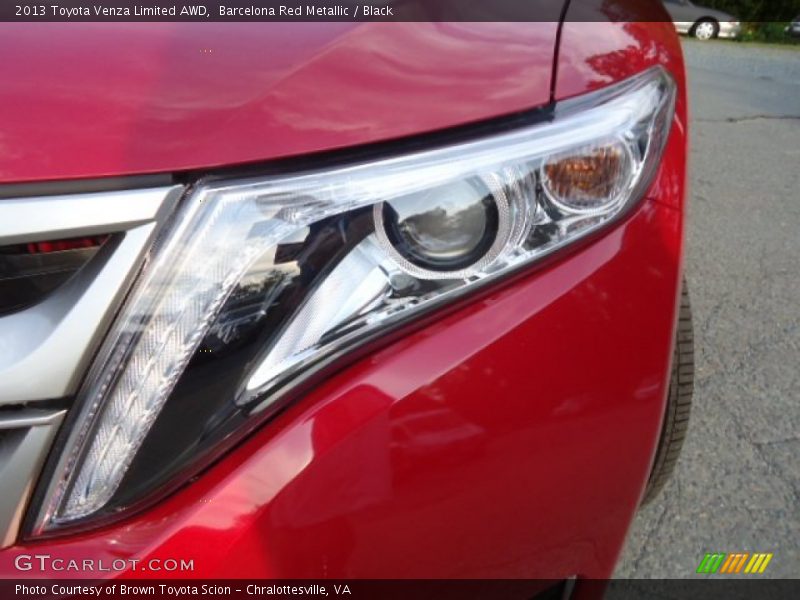 Barcelona Red Metallic / Black 2013 Toyota Venza Limited AWD