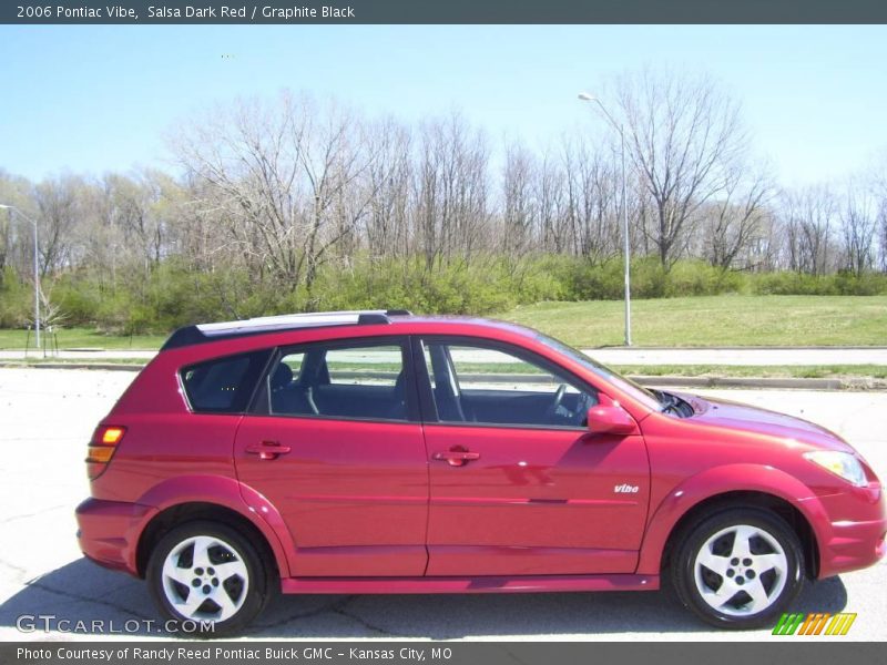 Salsa Dark Red / Graphite Black 2006 Pontiac Vibe
