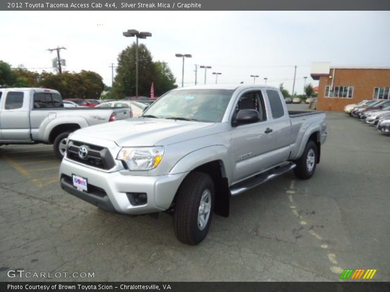 Silver Streak Mica / Graphite 2012 Toyota Tacoma Access Cab 4x4