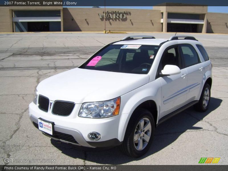 Bright White / Ebony 2007 Pontiac Torrent