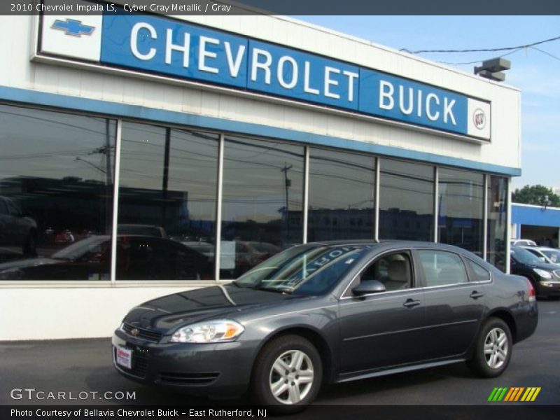 Cyber Gray Metallic / Gray 2010 Chevrolet Impala LS