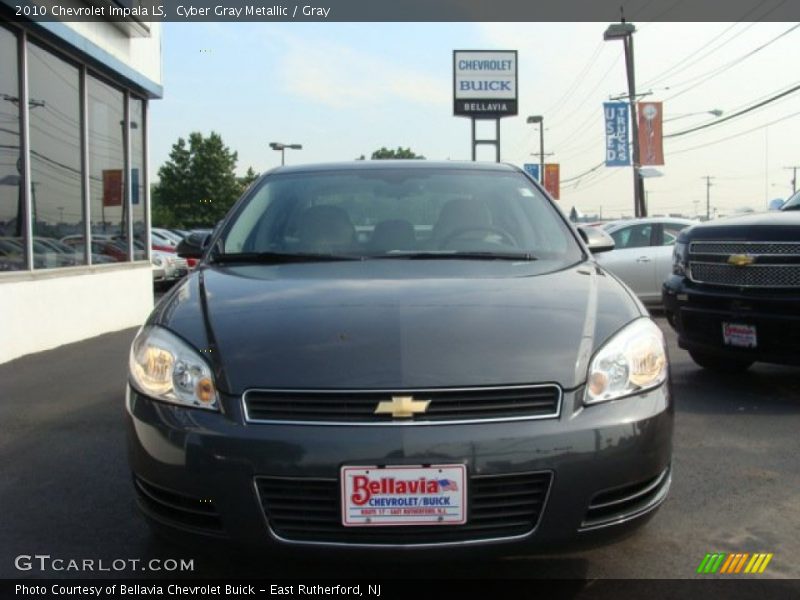 Cyber Gray Metallic / Gray 2010 Chevrolet Impala LS