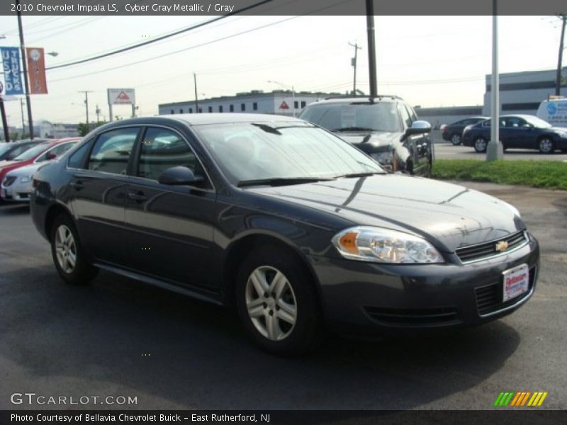 Cyber Gray Metallic / Gray 2010 Chevrolet Impala LS