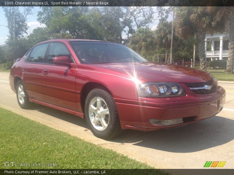 Sport Red Metallic / Neutral Beige 2005 Chevrolet Impala LS