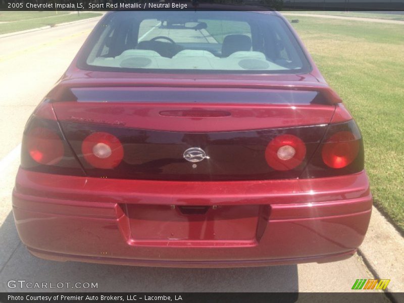 Sport Red Metallic / Neutral Beige 2005 Chevrolet Impala LS