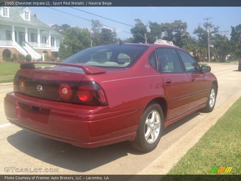 Sport Red Metallic / Neutral Beige 2005 Chevrolet Impala LS