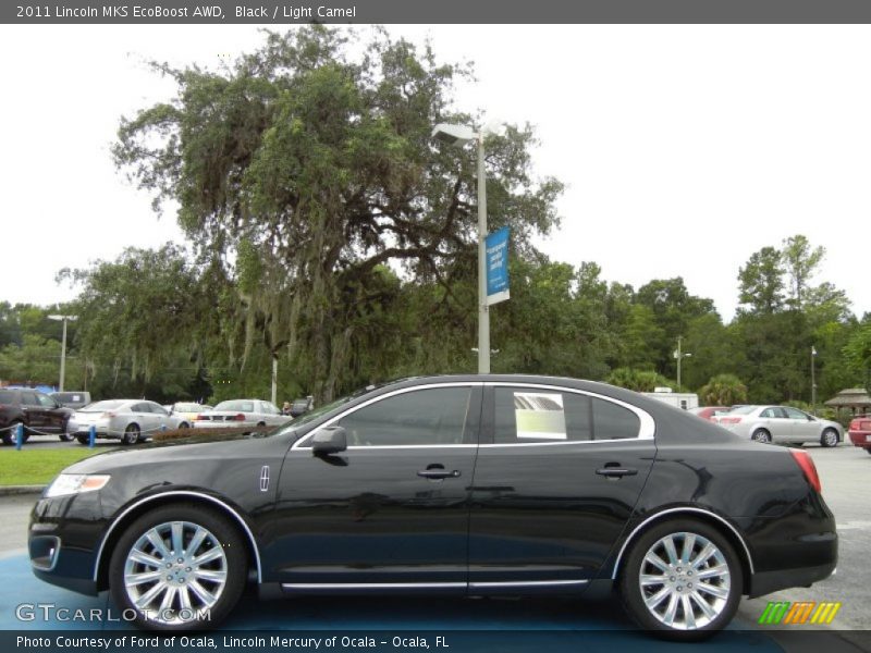 Black / Light Camel 2011 Lincoln MKS EcoBoost AWD