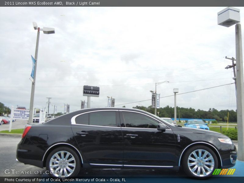 Black / Light Camel 2011 Lincoln MKS EcoBoost AWD