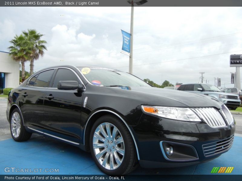 Black / Light Camel 2011 Lincoln MKS EcoBoost AWD