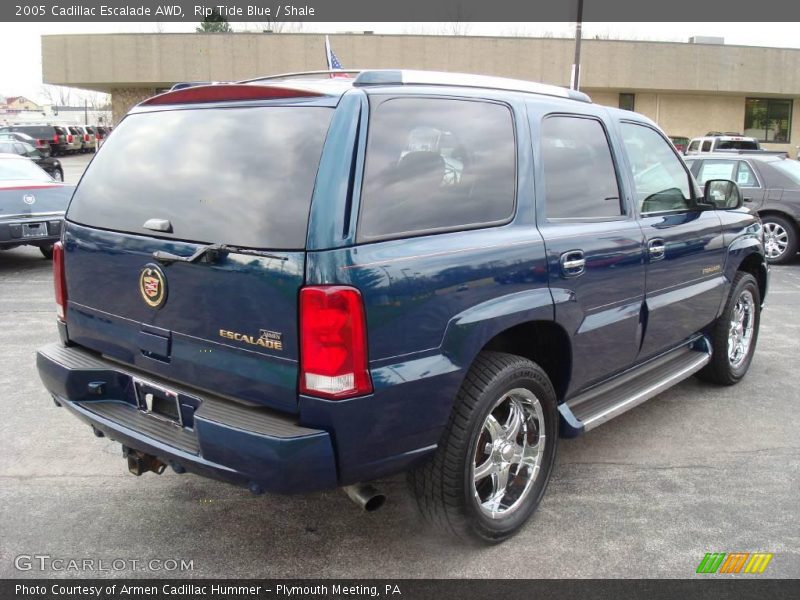 Rip Tide Blue / Shale 2005 Cadillac Escalade AWD