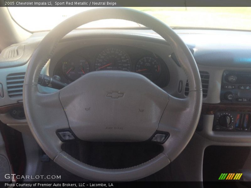 Sport Red Metallic / Neutral Beige 2005 Chevrolet Impala LS