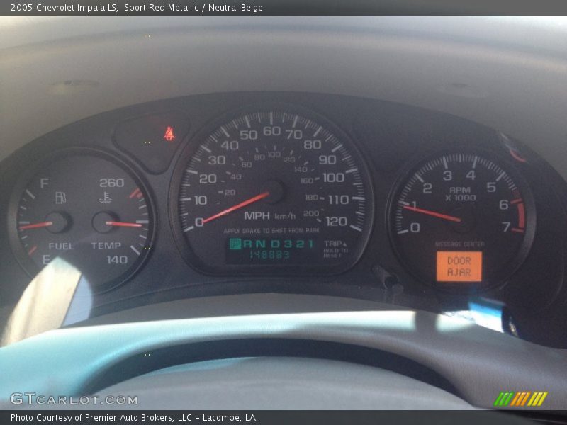 Sport Red Metallic / Neutral Beige 2005 Chevrolet Impala LS