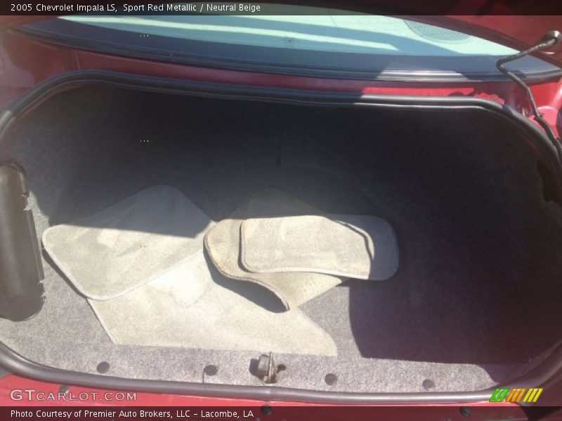 Sport Red Metallic / Neutral Beige 2005 Chevrolet Impala LS