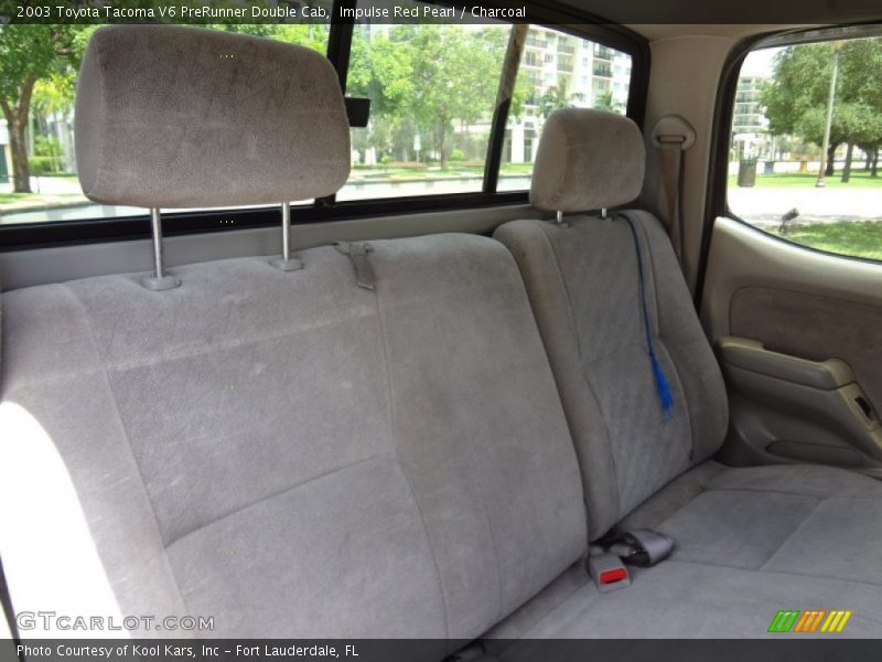Impulse Red Pearl / Charcoal 2003 Toyota Tacoma V6 PreRunner Double Cab