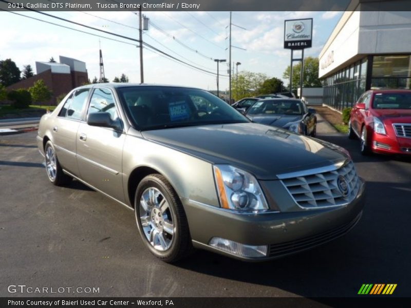 Tuscan Bronze ChromFlair / Ebony 2011 Cadillac DTS Platinum