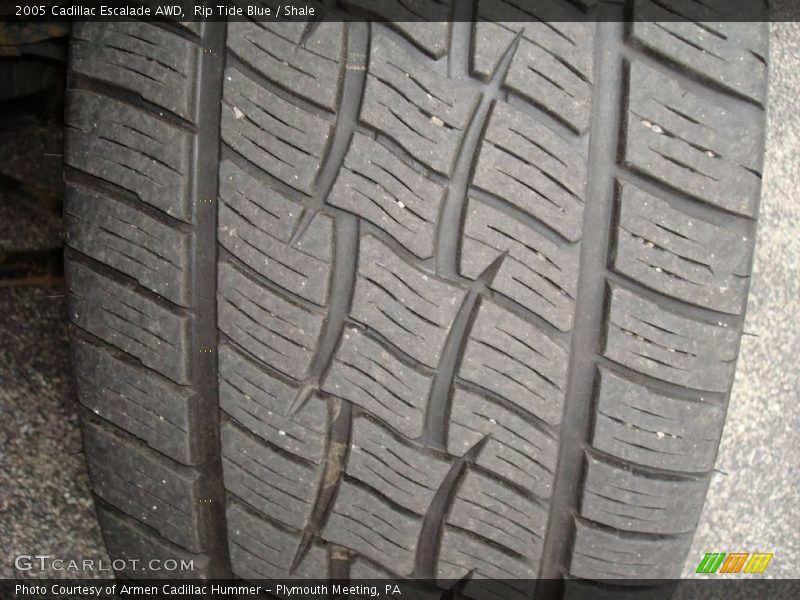 Rip Tide Blue / Shale 2005 Cadillac Escalade AWD