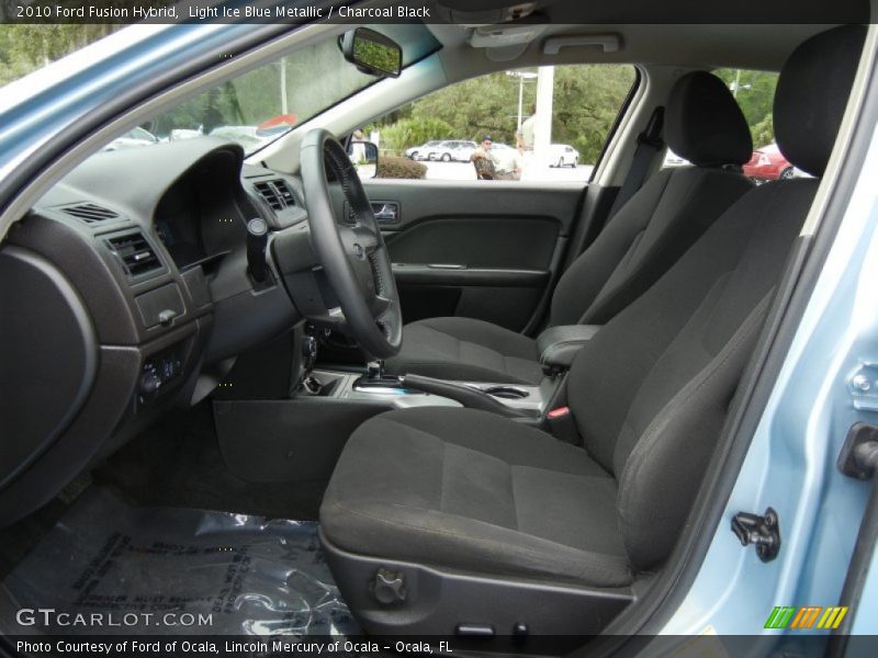 Front Seat of 2010 Fusion Hybrid
