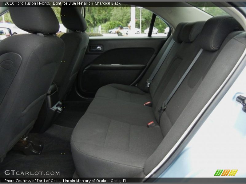 Rear Seat of 2010 Fusion Hybrid