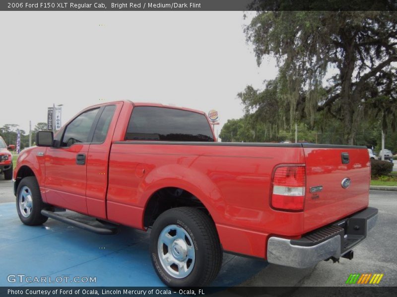 Bright Red / Medium/Dark Flint 2006 Ford F150 XLT Regular Cab