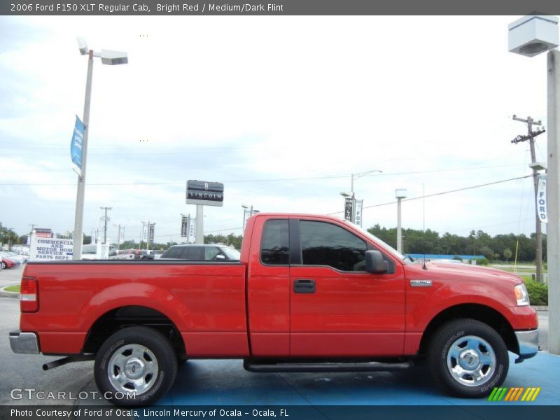 Bright Red / Medium/Dark Flint 2006 Ford F150 XLT Regular Cab