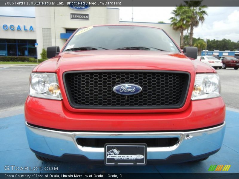 Bright Red / Medium/Dark Flint 2006 Ford F150 XLT Regular Cab