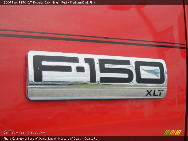Bright Red / Medium/Dark Flint 2006 Ford F150 XLT Regular Cab