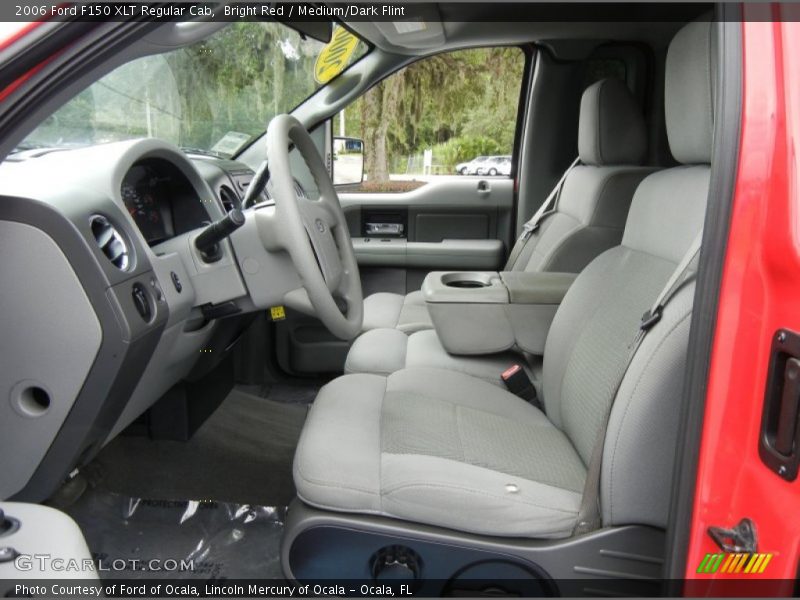 Bright Red / Medium/Dark Flint 2006 Ford F150 XLT Regular Cab