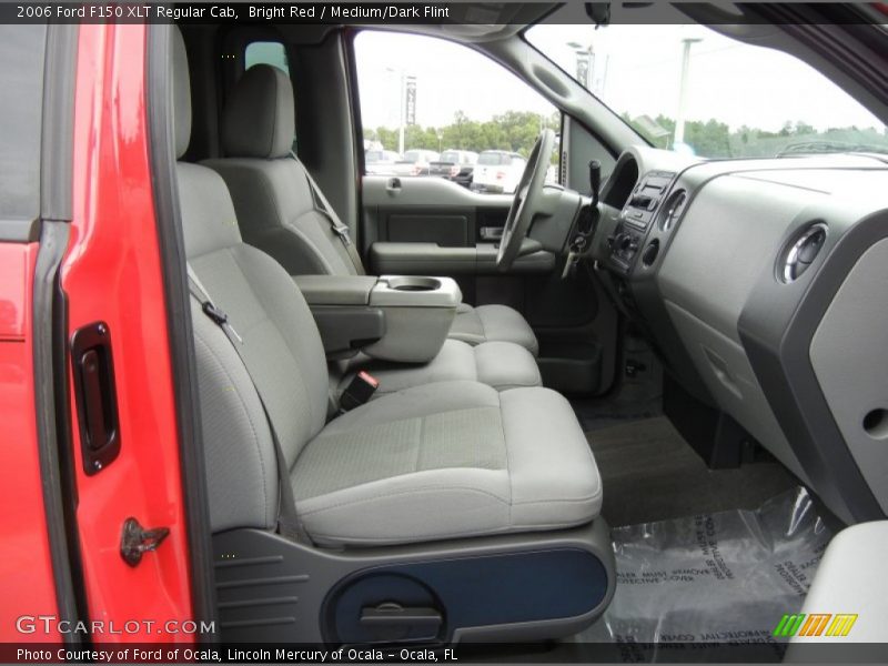 Bright Red / Medium/Dark Flint 2006 Ford F150 XLT Regular Cab