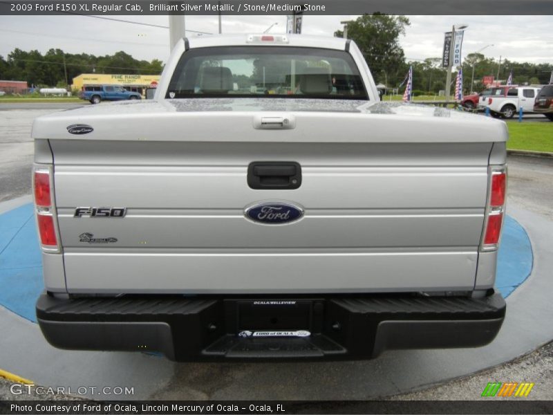 Brilliant Silver Metallic / Stone/Medium Stone 2009 Ford F150 XL Regular Cab