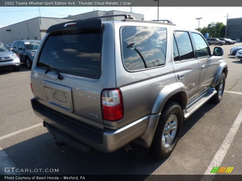 Thunder Cloud Metallic / Gray 2002 Toyota 4Runner Sport Edition 4x4