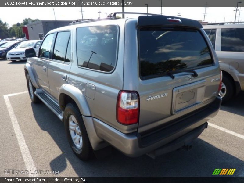 Thunder Cloud Metallic / Gray 2002 Toyota 4Runner Sport Edition 4x4