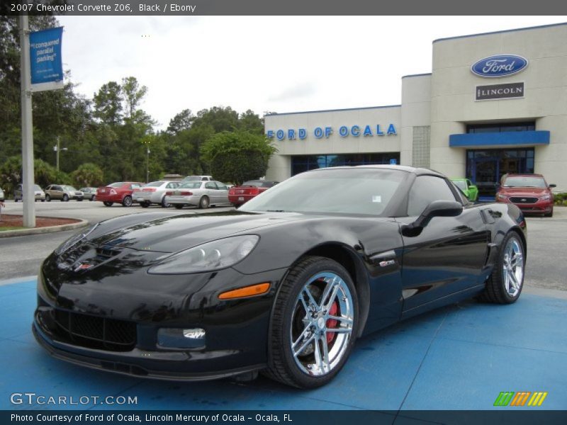 Black / Ebony 2007 Chevrolet Corvette Z06